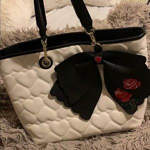 Betsey Johnson Floral Tote Bag